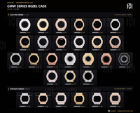 Boîtier de montre serti de diamants, avec moissanite D VVS1, pour Casio G Shock, boîtiers de montre entièrement sertis de diamants, certifiés par le testeur de diamants GRA