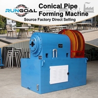 Machine de formage conique de tubes de chaise en acier Stanly, électrique, à moteur PLC, entraînée par un moteur, 380V, pour le façonnage de métaux, modèle Rungoal, vente chaude