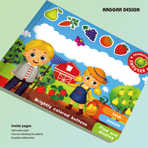 Libro de Actividades con Pegatinas <span class=keywords><strong>para</strong></span> Niños Pequeños de 3 a 5 Años, Libro Interactivo de <span class=keywords><strong>Cuentos</strong></span> de Animales del Bosque, Regalo Educativo Preescolar <span class=keywords><strong>para</strong></span> Niños y Niñas - Product Image 3