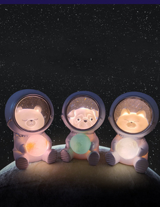 Cosmonauti distanziatori guardiani delle luci della stella della galassia decorazioni notturne Creative belle lampade di medie dimensioni per cameretta dei bambini - Product Image 6