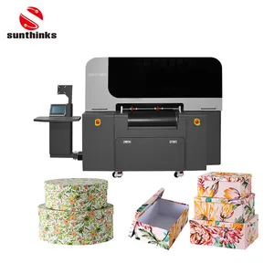 Sunthinks 2024 New Single Pass UV Printer Printing Plastic Or Metal Card Business Card Board Game Cards