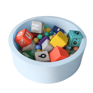 <span class=keywords><strong>Piscine</strong></span> à balles ronde en mousse souple pour bébé, pour intérieur et extérieur, <span class=keywords><strong>rose</strong></span>, blanc, bleu, pour tout-petits - Product Image 3