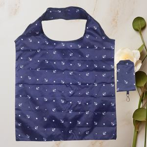 Bolsa de Compras Plegable Ecológica de Poliéster con Diseño Creativo de Letras Impresas, Bolso de Mano Moderno para Almacenamiento - Product Image 3