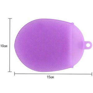 Spazzole da <span class=keywords><strong>bagno</strong></span> personalizzate in <span class=keywords><strong>Silicone</strong></span> morbido per bambini spugne e scrubber per il massaggio del corpo morbido e delicato lavaggio del <span class=keywords><strong>bagno</strong></span> - Product Image 2