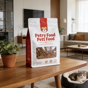 Confezione Personalizzata per Alimenti per Animali con Stampa Digitale, Sacchetto Doypack con Fondo Piatto e Cerniera Richiudibile, 1kg 1.5kg 2kg 5kg 10kg 10lb 15lb 20lb - Product Image 1