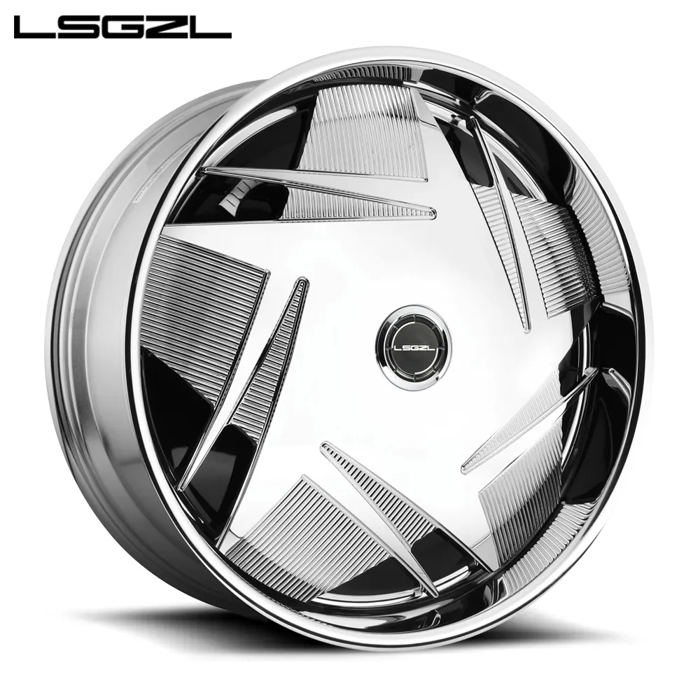 LSGZL مزورة عجلات مصنوعة من خليط معدني 18 19 20 21 22 بوصة جنوط عجلات سبائك الألومنيوم للبيع