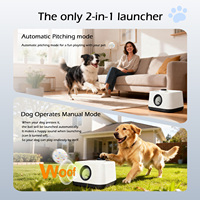 Lanceur de balles pour chien automatique rechargeable jouet exercice anti ennui machine lancer ABS ETPU 57mm balle