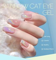 Vernis Gel UV Magnétique Effet Œil de Chat Arc-en-ciel 9D Holographique Galaxie Magnétique pour Ongles – Fournitures de Nail Art en Gros
