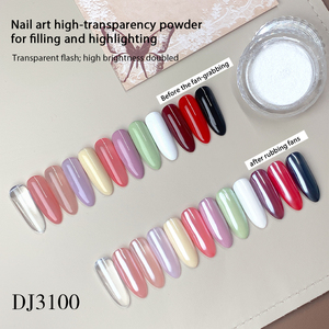 Poudre à ongles <span class=keywords><strong>effet</strong></span> cristal de glace <span class=keywords><strong>Aurora</strong></span> Moonlight, super brillante, semi-transparente, <span class=keywords><strong>effet</strong></span> chrome miroir, vente en gros - Product Image 2