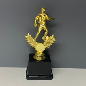 Trofeo de Fútbol de Plástico de 20 CM, Premio Deportivo Duradero, Etiqueta Personalizable - Product Image 3