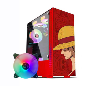Famous Chinese manufacturer QCDS gaming computer cases Support atx matx computer case desktop cabinet anime computer case