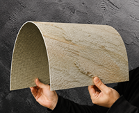 Revêtement mural flexible en composite bois-plastique moderne, carrelage imitation pierre, panneau mural 3D texturé, finition pierre, imperméable, pour salle de bain
