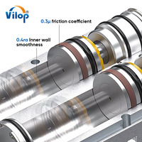 Cilindros neumáticos serie TN/TDA 32 10-130 Doble y 10-32 Diámetro de varilla doble 10mm Cilindro de varilla doble TN