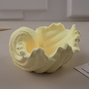 DM795 Conch Shell cemento hormigón maceta molde jardín moderno personalizado silicona vela tarro molde para arte de resina epoxi - Product Image 4