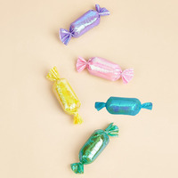 Nouveau Jouet en Peluche pour Chat Adorable en Forme de Bonbon avec Papier Froissé et Catnip – Vente en Gros