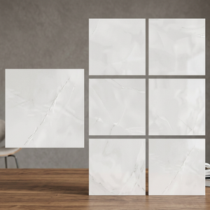 Carrara Silk Polished Porcelain <b>Floor</b> Tiles Luxury Marble Look Premium Glossy Design 80x80cm - Product Image 6