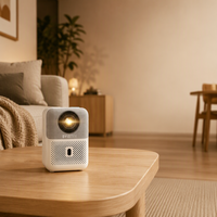 Mini projecteur intelligent pour BYINTEK Love 1 U4 1080P avec mise au point automatique, Android 14, WiFi, projecteur LCD 4K, home cinéma
