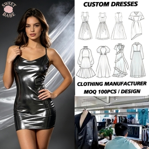 Robe mini moulante tendance et brillante à dos croisé et col drapé pour femme, avec bretelles spaghetti, idéale pour les soirées, les sorties, les fêtes et les clubs - Product Image 1