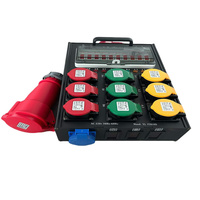 Boîtier de distribution portable mini 32A 5 broches avec protection contre les fuites pour éclairage de scène