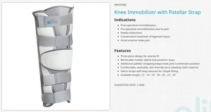 E-Life E-KN081A 조절 인대 무릎 통증 중괄호 포스트 op 무릎 <span class=keywords><strong>immobilizer</strong></span> patellar 스트랩 - Product Image 2