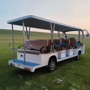 Luxurious Electric <b>White</b> Tourist 14 Seats Sightseeing Sumptuous Passenger Shuttle <b>Trolley</b> Bus Best Price for Sale - Product Image 3