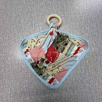 Doudou en bambou bio durable RTS, lavable, avec motif animal, pour apaiser les bébés