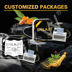 Extrait de Shilajit véritable Bandelettes orales Supplément minéral Acide fulvique Soutien immunitaire Amélioration de l'énergie Film oral Shilajit - Product Image 5