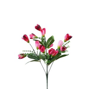 Jade Horizon Handmade Artificial Silk <strong>Magnolia</strong> 50cm Modern High Durability Environment-Friendly Reusable <strong>Table</strong> Valentine's Day - Product Image 5