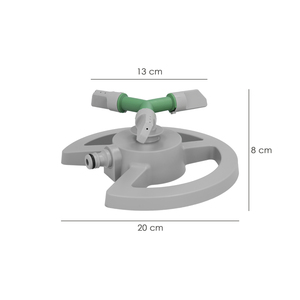 Aspersor giratorio de plástico de 3 brazos. - Product Image 2