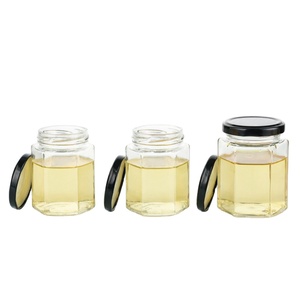 <span class=keywords><strong>Pot</strong></span> à <span class=keywords><strong>miel</strong></span> personnalisé de 45 ml, 100 ml, 180 ml, 280 ml, 380 ml, 500 ml – Emballage en verre hexagonal <span class=keywords><strong>vide</strong></span> pour <span class=keywords><strong>pot</strong></span> à <span class=keywords><strong>miel</strong></span> - Product Image 2