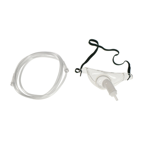 Mascarilla médica <span class=keywords><strong>de</strong></span> traqueotomía con puerto <span class=keywords><strong>de</strong></span> oxígeno | Cojín suave <span class=keywords><strong>para</strong></span> un ajuste seguro <span class=keywords><strong>para</strong></span> uso posquirúrgico EN LA UCI - Product Image 1