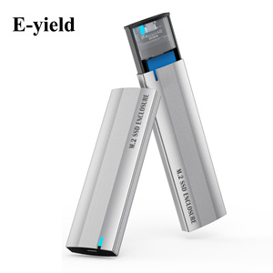 E-Yield M.2 Ssd Enclosure Aluminum Alloy Usb3.1 Type C 10Gbps For Nvme <b>Sata</b> Support 8Tb External Hard <b>Drive</b> Case - Product Image 1