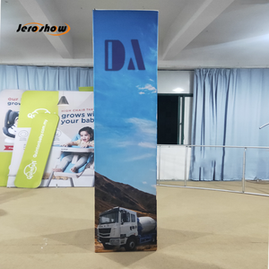 Tùy Chỉnh Tầng Thường Vụ 10ft Quảng Cáo Pop Up Căng Thẳng Vải Triển Lãm Thương Mại Vải Tháp Cột Dẫn Ánh Sáng Hộp Hiển Thị - Product Image 4