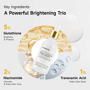 Suero Coreano <span class=keywords><strong>para</strong></span> el Cuidado de la <span class=keywords><strong>Piel</strong></span> con Glutatión Liposomal, Aclara Profundamente, Reduce las Manchas Oscuras, Suero Facial con <span class=keywords><strong>Vitamina</strong></span> <span class=keywords><strong>C</strong></span> Liposomal y Ácido Tranexámico - Product Image 3