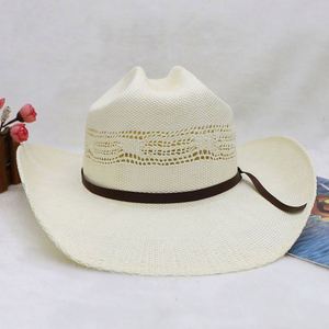 Fashion Unisex Travel Cool Sunshade Western Cowboy <b>Straw</b> <b>Hats</b> with Custom Logo Casual Outdoor Fishing - Product Image 6