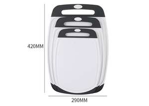 ชุดเขียงพลาสติกทนทานขายดี พร้อมด้ามจับถนัดมือ สำหรับครัวขนาดใหญ่ - Product Image 3