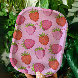 Vassoio in Metallo Economico Pronto per la Spedizione 18*14cm Design Originale Colore e Logo Personalizzabili Accessori per Fumatori Portatili - Product Image 2