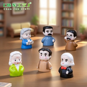 นักเขียนชื่อดังด้านไมโครแลนด์สเคป หลู่ซุน และเฉินตู่ซิ่ว ของตกแต่ง DIY ขนาดเล็กสำหรับตั้งโต๊ะ - Product Image 2
