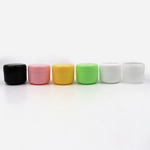 Pot cosmétique en plastique PP transparent, blanc, rose, jaune, vert, 20g, 50g, 100g, 250g, vide, pour crème visage - Product Image 4