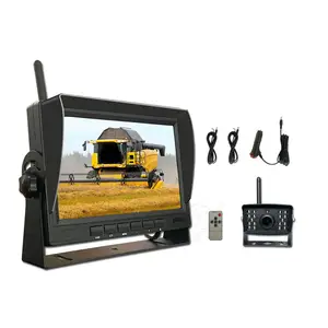 Wireless Backup Camera With Monitor Car HD 1080P WiFi Rear View System 7 Inch Monitor Kit 2.4Ghz Wireless Camara System