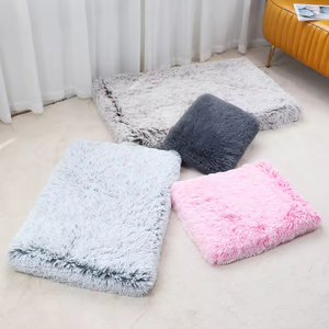High Eco-Friendly Velvet Fleece <b>Dog</b>/Cat Mat Solid Animal Pattern Plush Square Pet Bed Deep Sleep Winter Wholesale <b>Sofa</b> Bed - Product Image 5