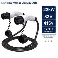 Câble de charge rapide pour véhicules électriques 32A triphasé 3,5 kW 7 kW 11 kW 22 kW