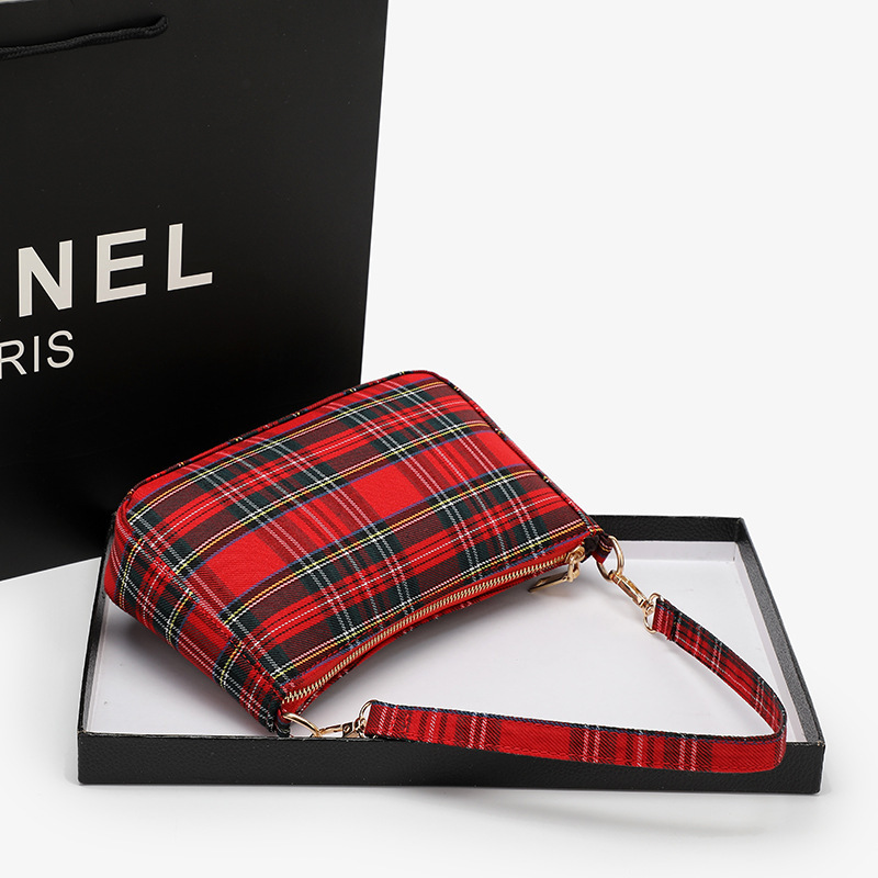plaid bags