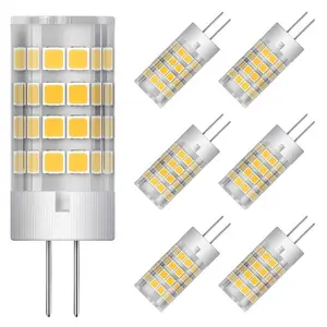 G4 G9 Led lambalar G9 Led ampul ışıkları yüksek lümen 3000K alüminyum AC Led ampul 110v uzun ömürlü Led ampul E14 470 lümen 5w Cri 90 30000