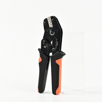 Perangkat Alat Crimping Ratchet Baja Serbaguna dengan 5 Mata Pisau yang Dapat Diganti untuk Pemasangan Kabel Profesional