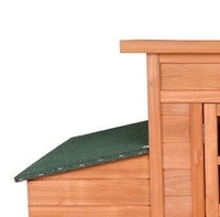 Cage à lapin pliable en bois de sapin, facile à nettoyer, pour intérieur et extérieur, vente en gros