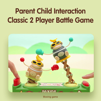 Jeu de société interactif HTL Boxing Gorilla et Canard pour 2 joueurs, pour enfants, entraînement de réaction, jouet éducatif pour fêtes