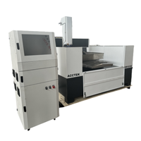 Moule d'insigne de PVC faisant la machine de gravure en métal 6060 7090 1010 grande taille fonctionnante Atc CNC fraiseuse en métal