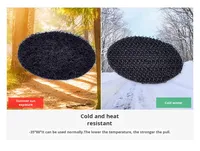Autoadhesivo de doble cara impermeable Circular gancho y bucle pegatina puntos para cortinas opacas al aire libre