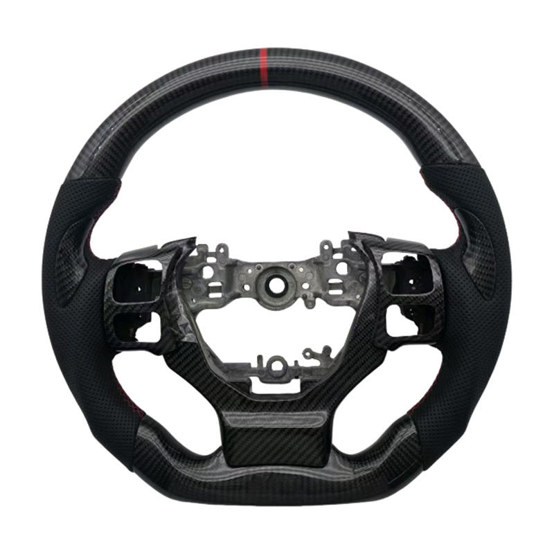 คาร์บอนไฟเบอร์ + หนังพรุน + กริป + แถบสีแดง